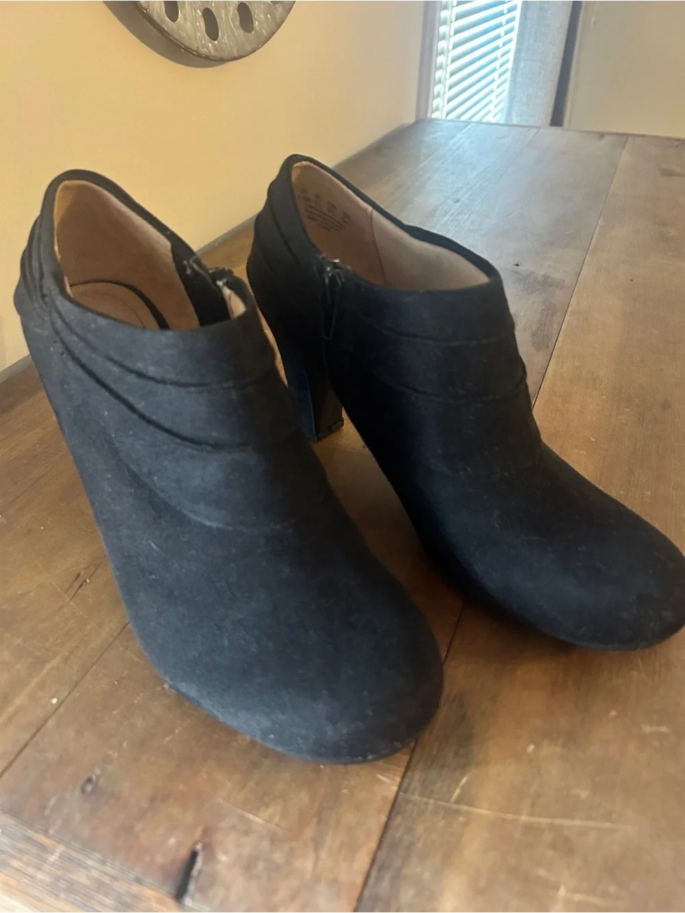 Lifestride Women's Suede Heel Booties-Corie